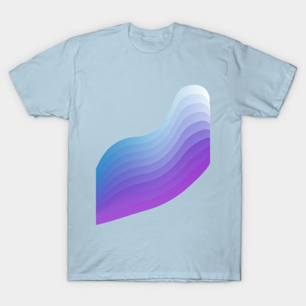 Minimal Ocean sea geometric abstract T-Shirt by carolsalazar